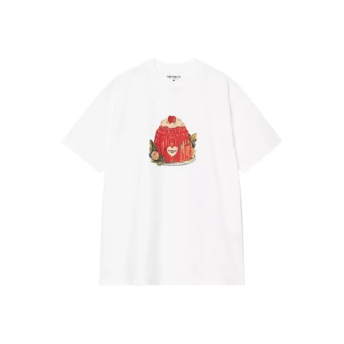 Carhartt WIP FW24 S S Пудинговый T Рубашка T Рубашка Унисекс Белый