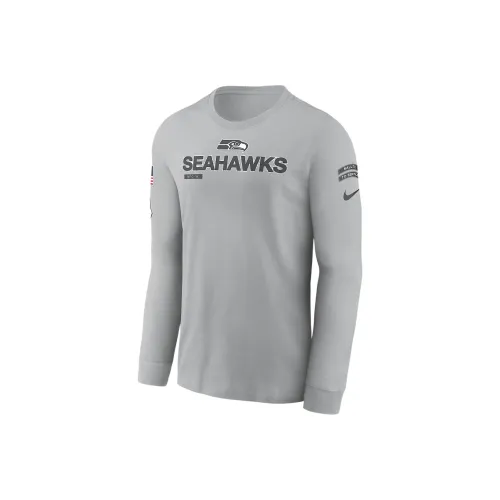 nike NFL FW24 T Рубашка Мужская Плоская подошва Серебряный