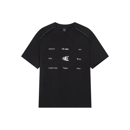 Cabbeen T-Shirt Мужской Угольный Черный 01