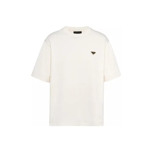 PRADA Айвори Мужские T-рубашки