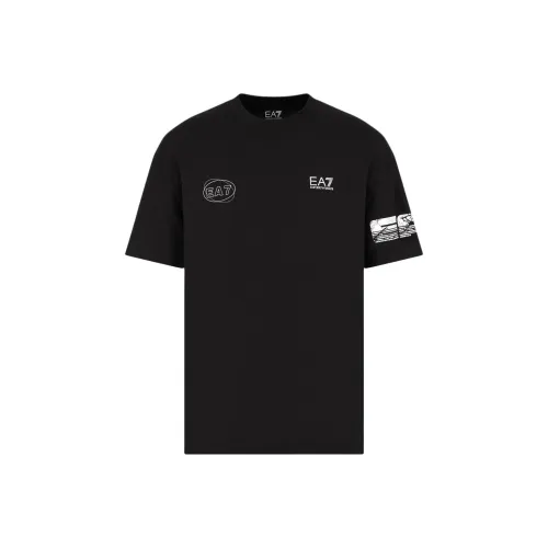EMPORIO ARMANI EA7 T-Shirt Мужской Черный