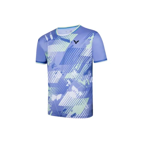 Victor T Рубашка Унисекс На открытом воздухе Фиолетовый