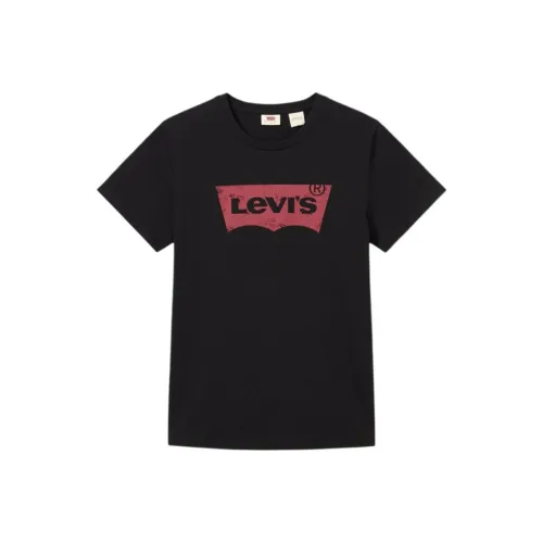 Levis Мужские Черные T-Рубашки