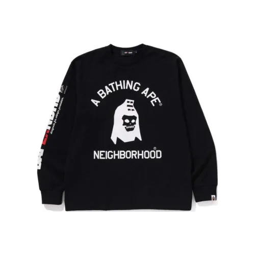 A BATHING APE NEIGHBORHOOD Co Бренд T-Рубашка Унисекс