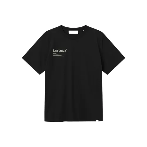 LES DEUX Мужские черные T-рубашки