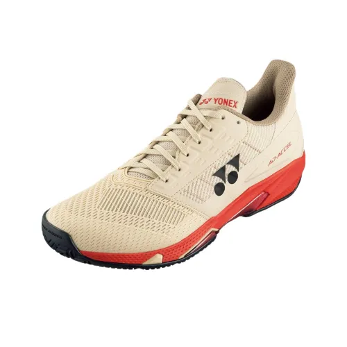YONEX Амортизирующая стелька Кроссовки для тенниса Низкий топ Бежевый Желтый Мужской