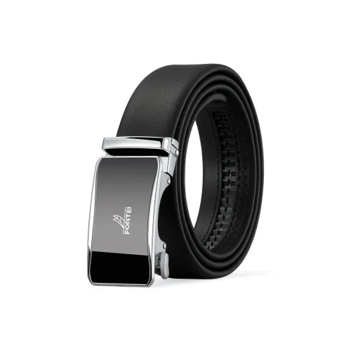 FORTEI Ремни из коровьей кожи Мужской Серебряный 3,5 см