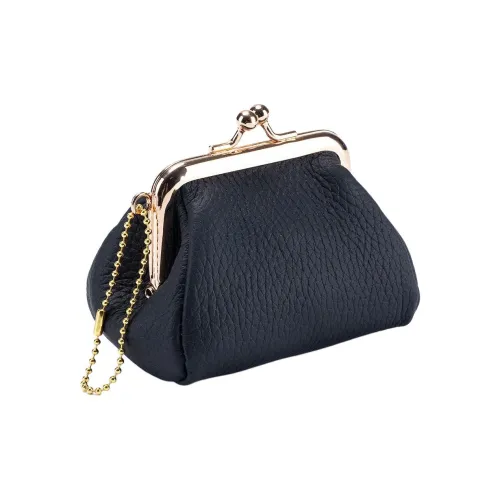 Tong Tong Rabbit Кошелек из крупнозернистой текстуры коровьей кожи женский черный экрю хаки земляной желтый желтый апельсин