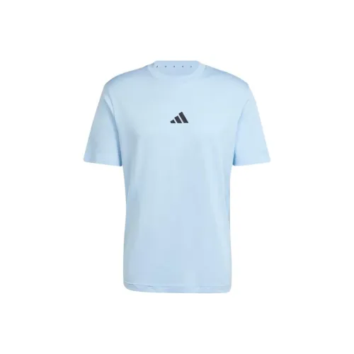 Adidas Essentials Sportswear T-Shirt Мужская Светящаяся Синяя