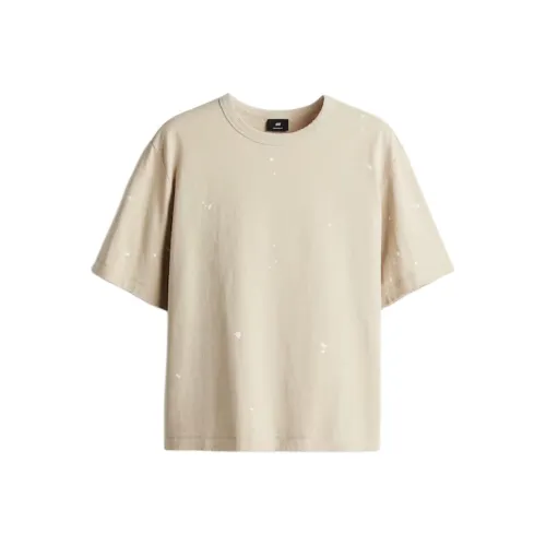 H&M Бежевые Мужские T-рубашки