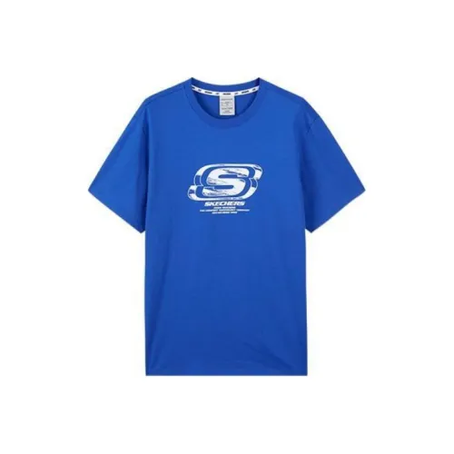 Skechers T-Shirt Унисекс Морской Синий