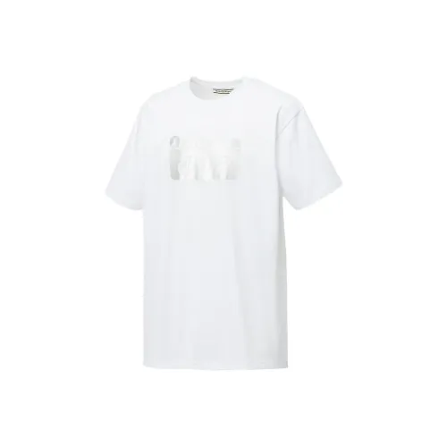 Onitsuka Tiger AW24 Логотип Tee T-Shirt Унисекс Белый