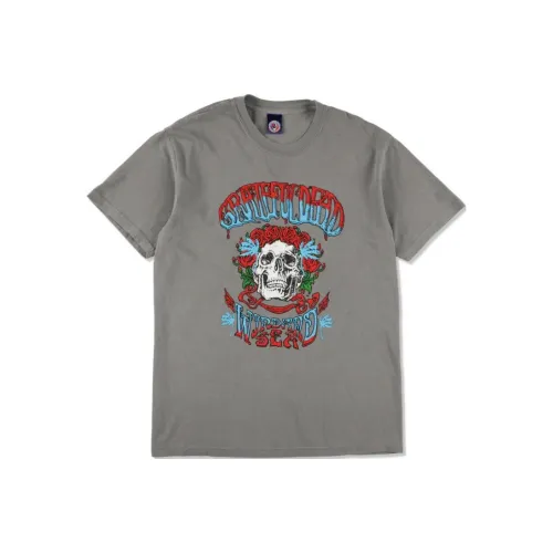 WIND AND SEA SS25 GRATEFUL DEAD X WDS Т-рубашка Унисекс Камень