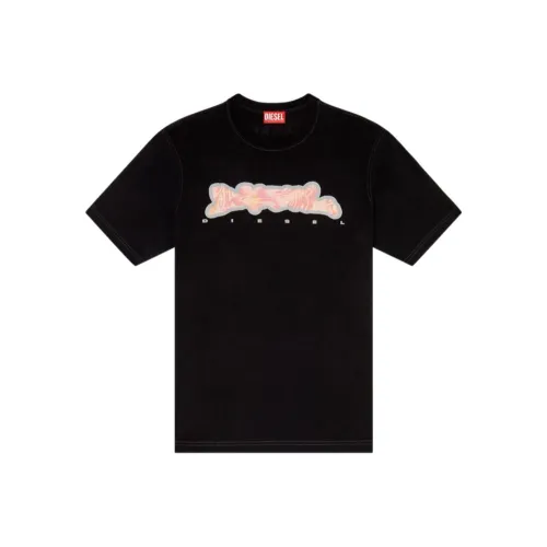 DIESEL Мужские черные T-рубашки