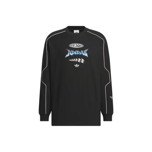 Adidas Originals SS25 RAC Crew U T Рубашка Унисекс Черный