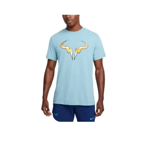 nike Dri Fit RAFA Корт T Рубашка Мужская Джинсовый синий Бирюзовый