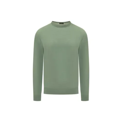 Ermenegildo Zegna Зеленые Мужские T-рубашки