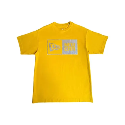 New Era Желтая Унисекс Футболка