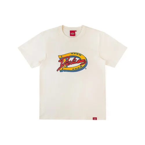 Dickies Кремово-белая унисекс футболка