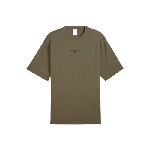PUMA x HYROX Oversized Tee T-Shirt Мужская Зеленая