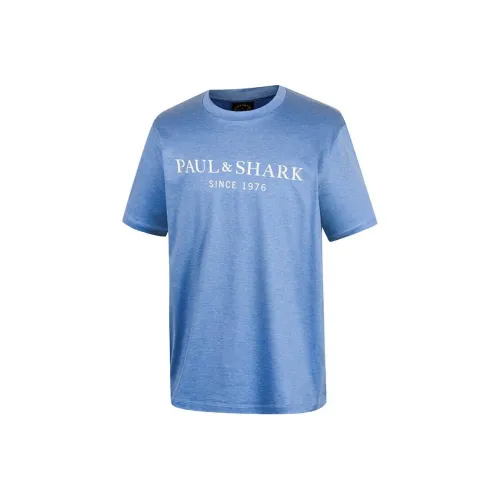 Paul Shark Yachting T-Shirt Мужская Светло-Синяя