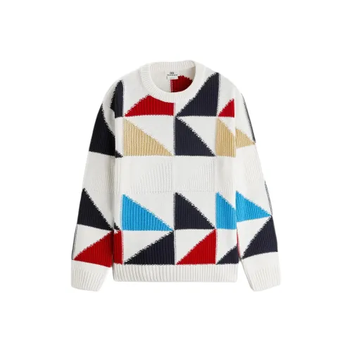 ZARA Белый Мужской Трикотаж