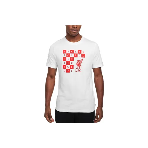 nike x LIVERPOOL FC FW24 Футбол Клетчатая Рубашка Мужская Белая