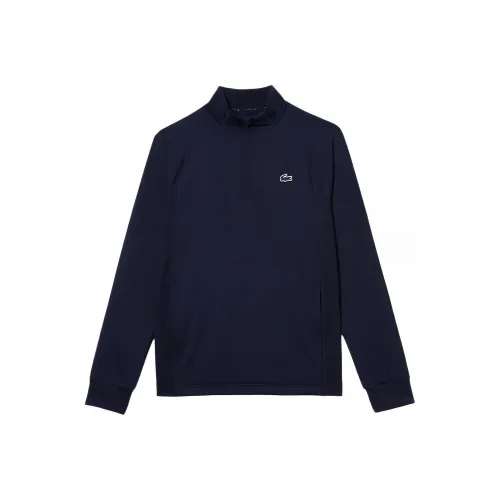 Рубашка T с коллаборацией LACOSTE Мужская Темно-синяя