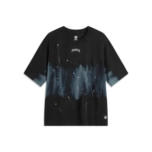 LiNing Badfive T-Shirt Мужской Черный Tie Dye