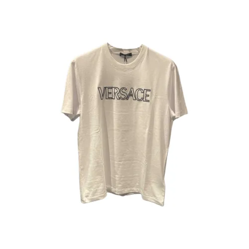 VERSACE Белые Мужские T-рубашки