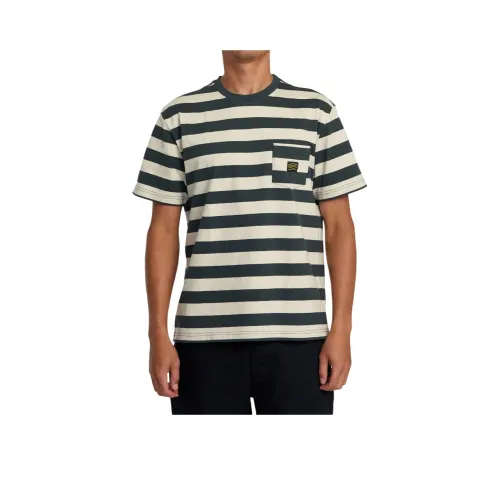 RVCA FW24 T Рубашка Мужская Гараж Синий