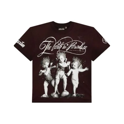 Hellstar Коричневый Мужской T-Рубашки