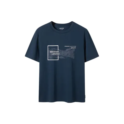 OUTDOOR PRODUCTS T-Shirt Мужской Космический Синий