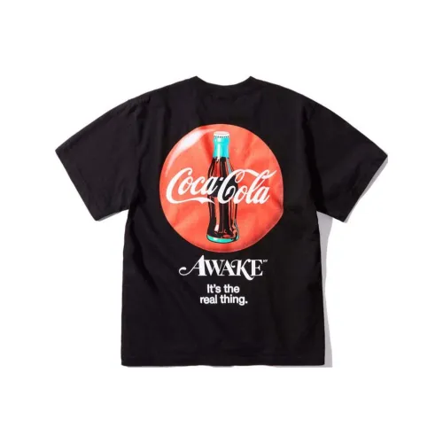 Awake NY COCA COLA Co Фирменный черный Унисекс Футболка