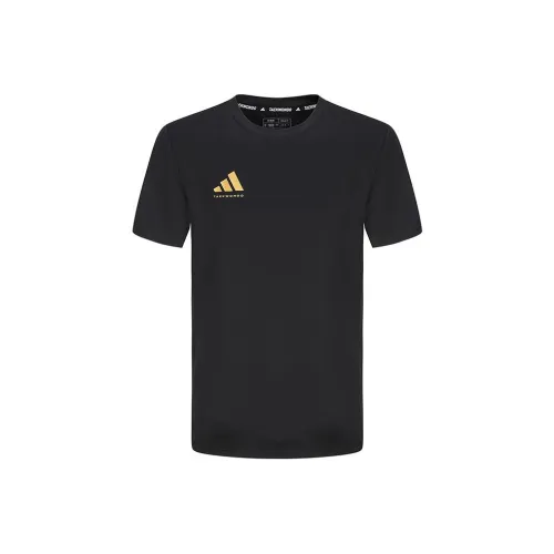 Adidas T-Shirt Unisex Black Gold