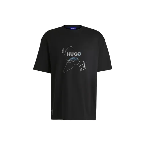 Hugo Boss FW24 T Рубашка Мужская Черная