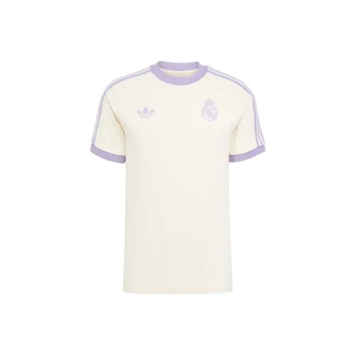 Adidas Originals Adicolor FW24 T Shirt Мужской Чудесный Белый Магический Светло-Фиолетовый