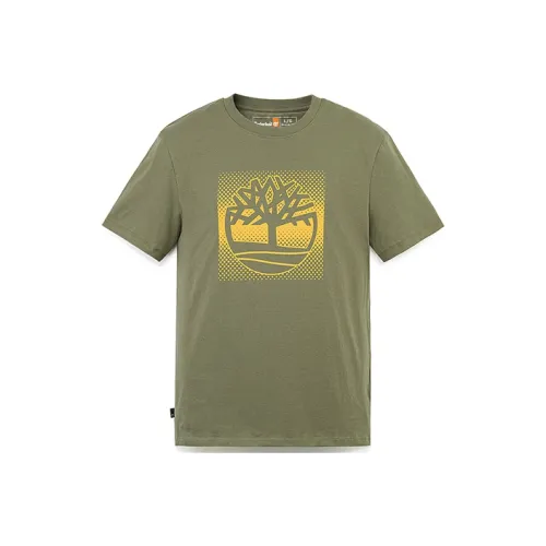 Timberland Кассель Зеленый Мужская T-Рубашка