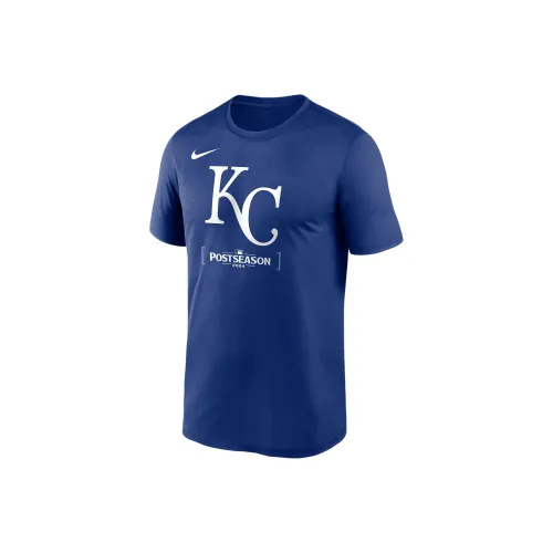 Nike X MLB Коллаборация Dri-Fit Kansas City Urban Royals Футболка Мужская Королевский Синий