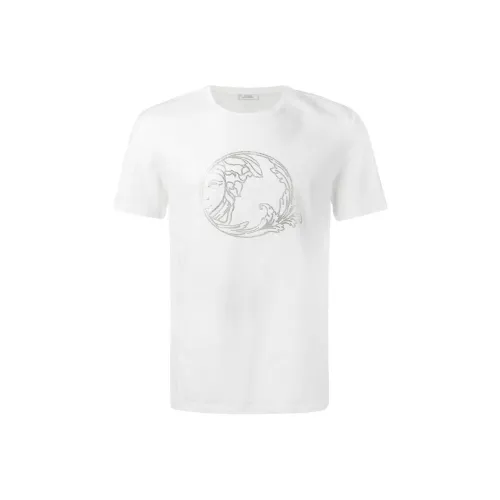 VERSACE COLLECTION Белая Мужская T-Рубашка