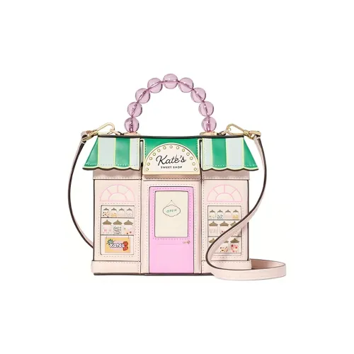 Kate Spade Сумка через плечо из коровьей кожи средний размер женская розовый многоцветный