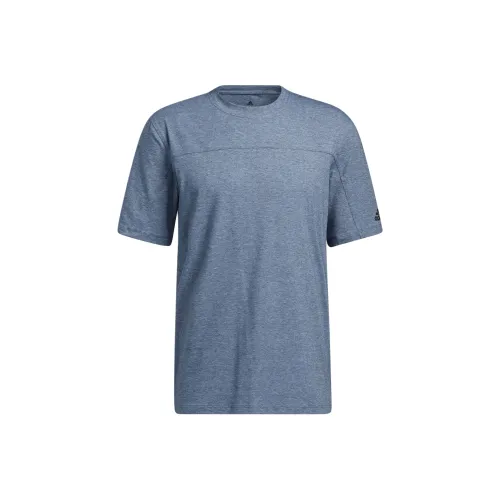 Adidas Blue Men's T-Shirts Adidas Синий Мужской Т-Ширт