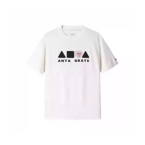 Anta Life Collection Папирус Белый Унисекс T-рубашки