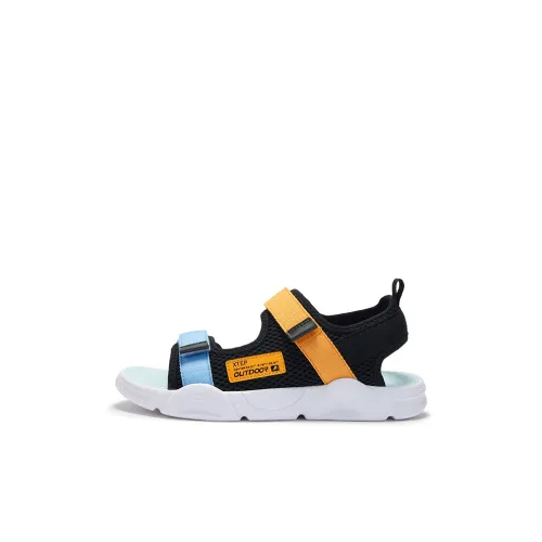 XTEP Детские сандалии Low Top Черный Волосы Лунно-голубой Kids