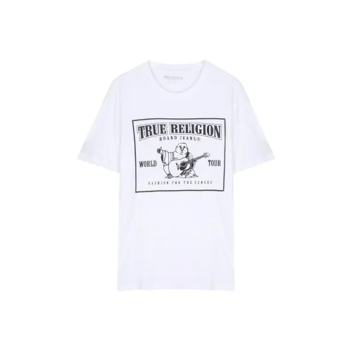 True Religion Белая Мужская T-Рубашка