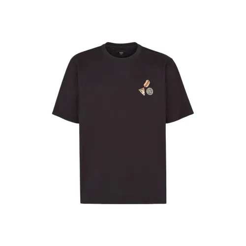 Fendi Черные Мужские T-Рубашки