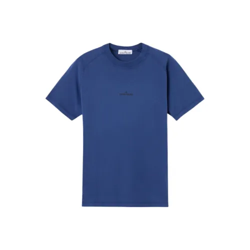 STONE ISLAND Рубашка Мужская Морской Синий