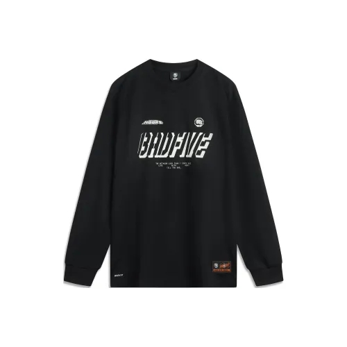 LINING BadFive Collection Basketball Collection Т-рубашка Мужская Черная