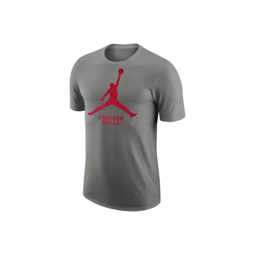 Джордан x NBA Чикаго Буллз Эссенциал Т-Рубашка Мужская Темно-Серый Фотиния