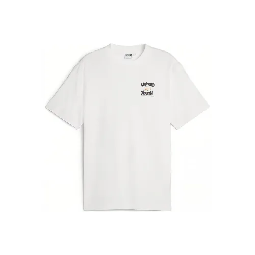 PUMA Белая Мужская Футболка